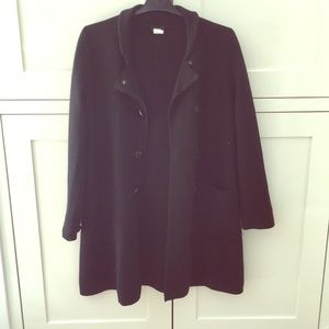 Black J.crew wool coat